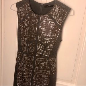 ARK&CO Grey Dress w/ Silver Studded Embellishment